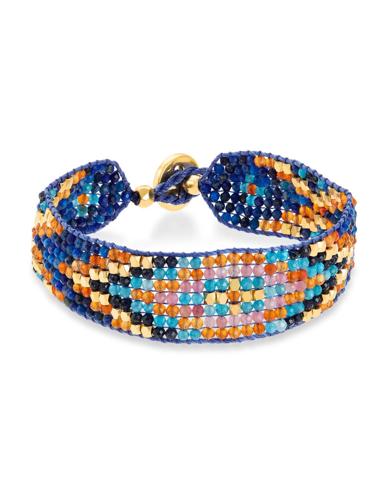 Britt Gold Beaded Bracelet in Multi Mix image number 0